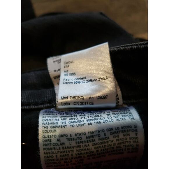 R13 Alison Crop Jeans Stratford Sz 25 R13W0005-211 Back Cut-out Hem (e - Picture 9 of 9